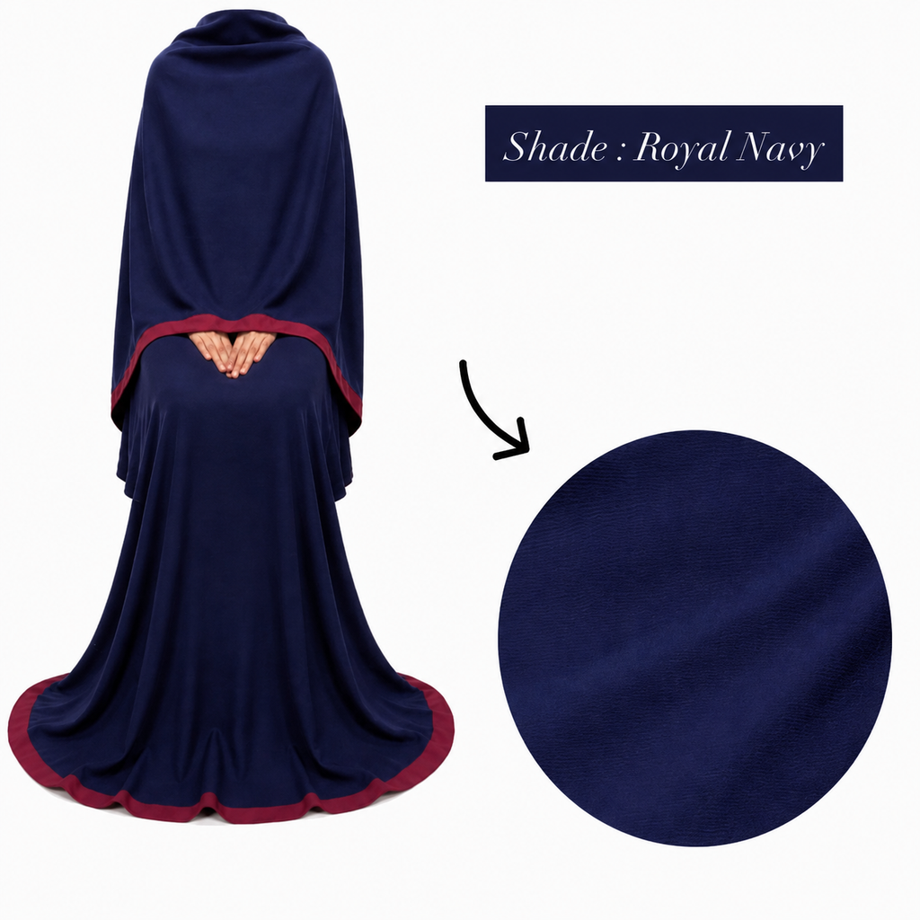 Soft Crush Abaya – Royal Navy