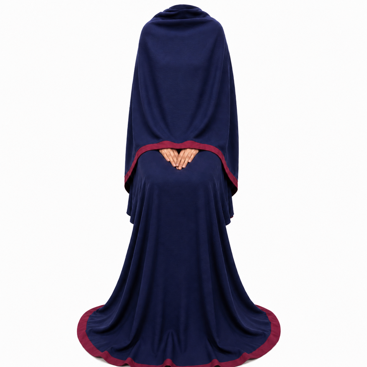 Soft Crush Abaya – Royal Navy