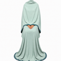 Soft Crush Abaya – Frosted Sage II