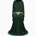 Soft Crush Abaya – Bottle Green