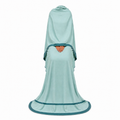 Soft Crush Abaya – Frosted Sage