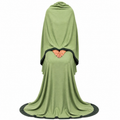 Soft Crush Abaya – Pistachio Green