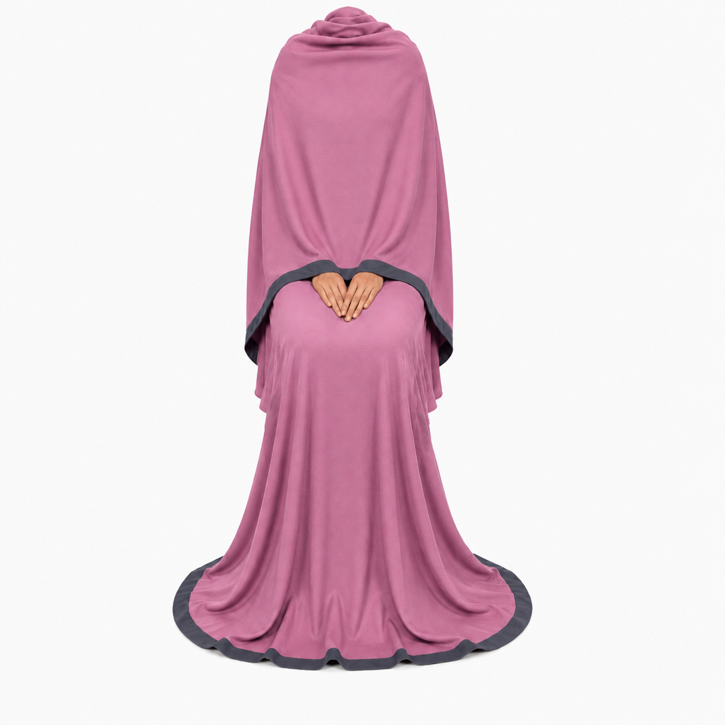 Soft Crush Abaya – Cotton Candy