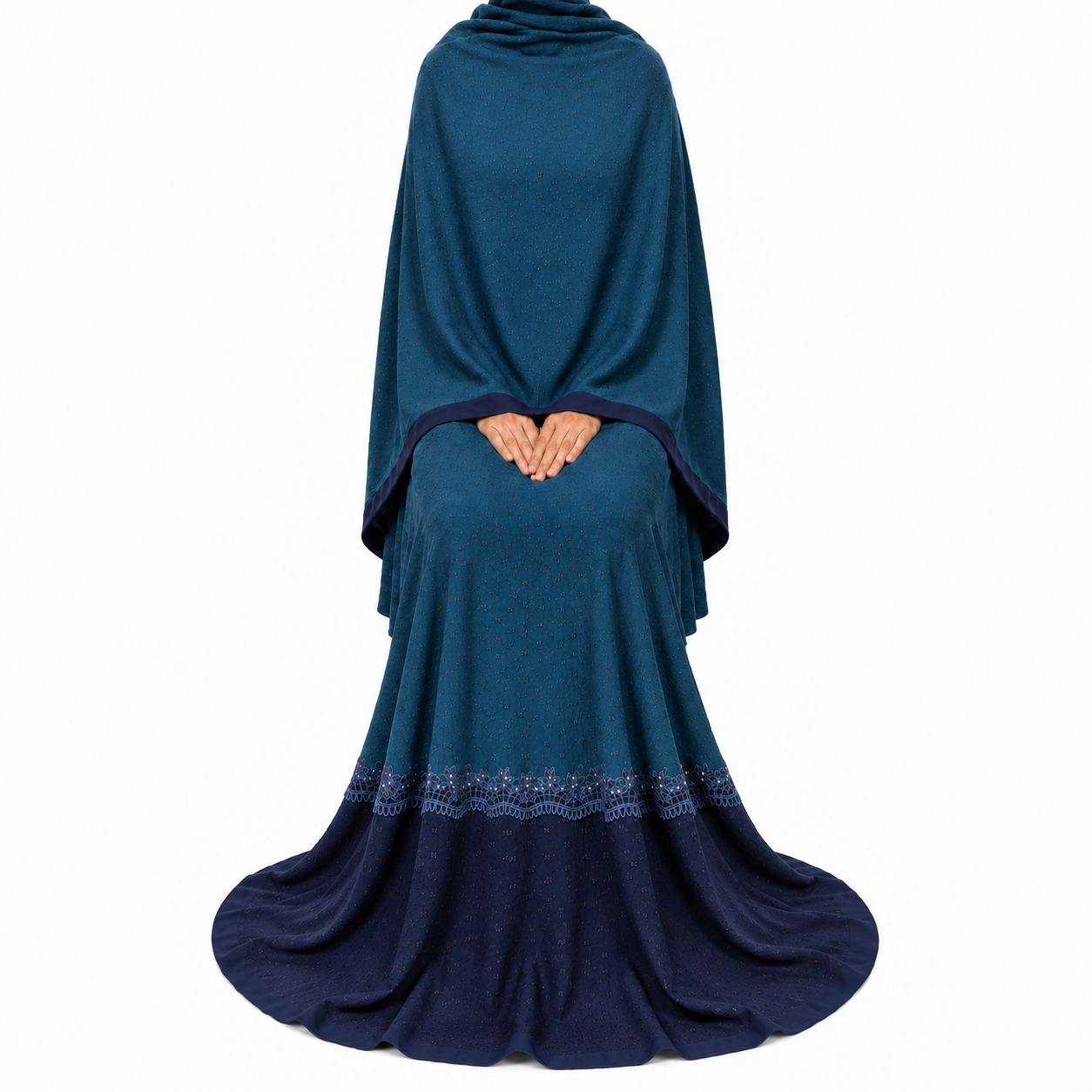 Ruffles | Petrol Blue