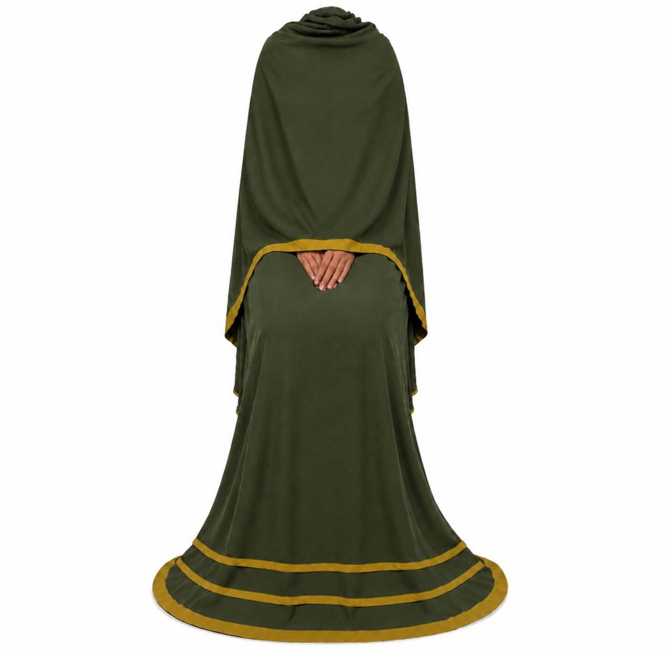 Soft Crush Abaya | Deep Forest