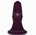 Soft Crush Abaya | Berry Mauve