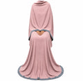 Soft Crush Abaya | Blush Rose