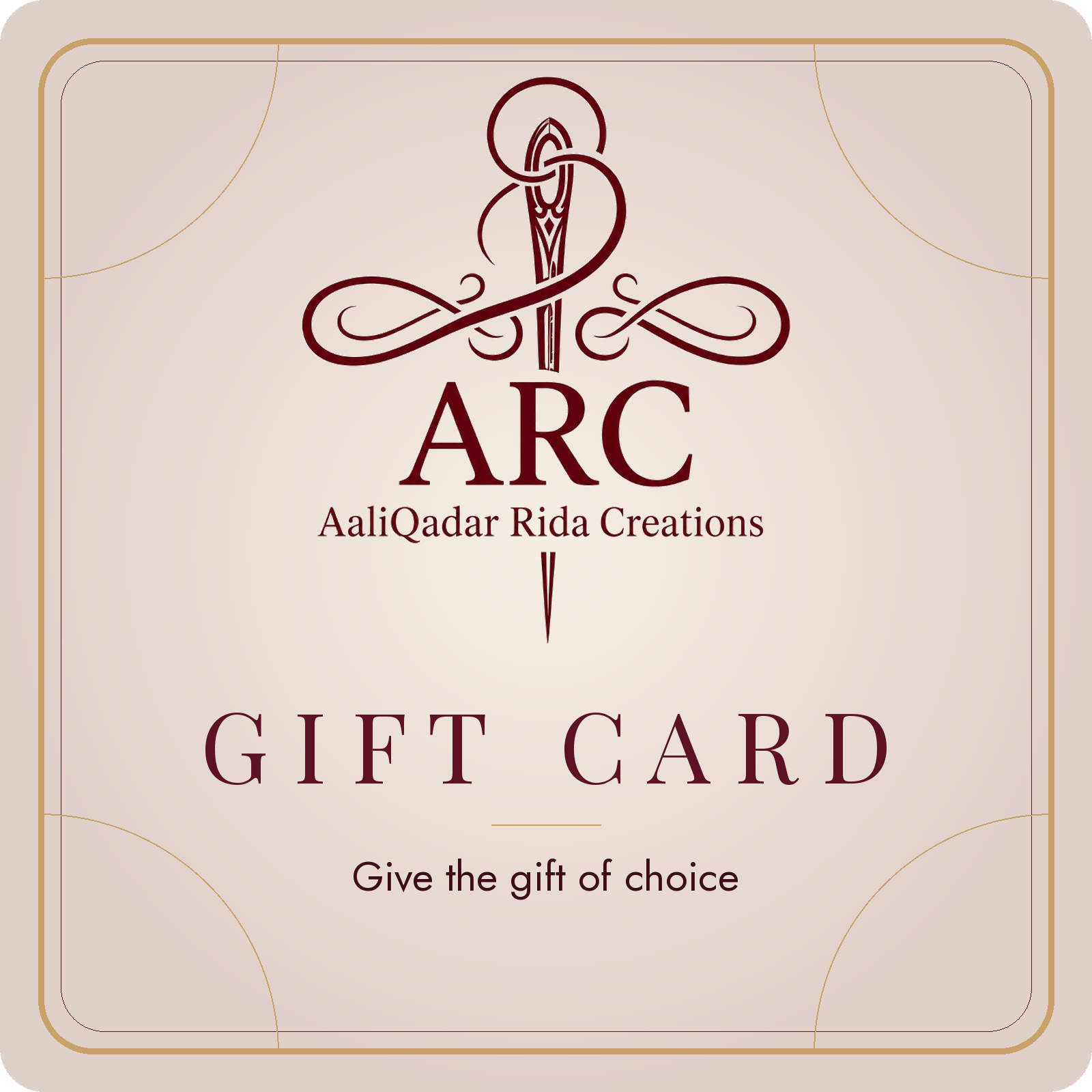 ARC Ridas Gift Card