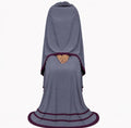 Soft Crush Abaya | Ash Plum