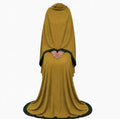 Soft Crush Abaya | Mustard Yellow